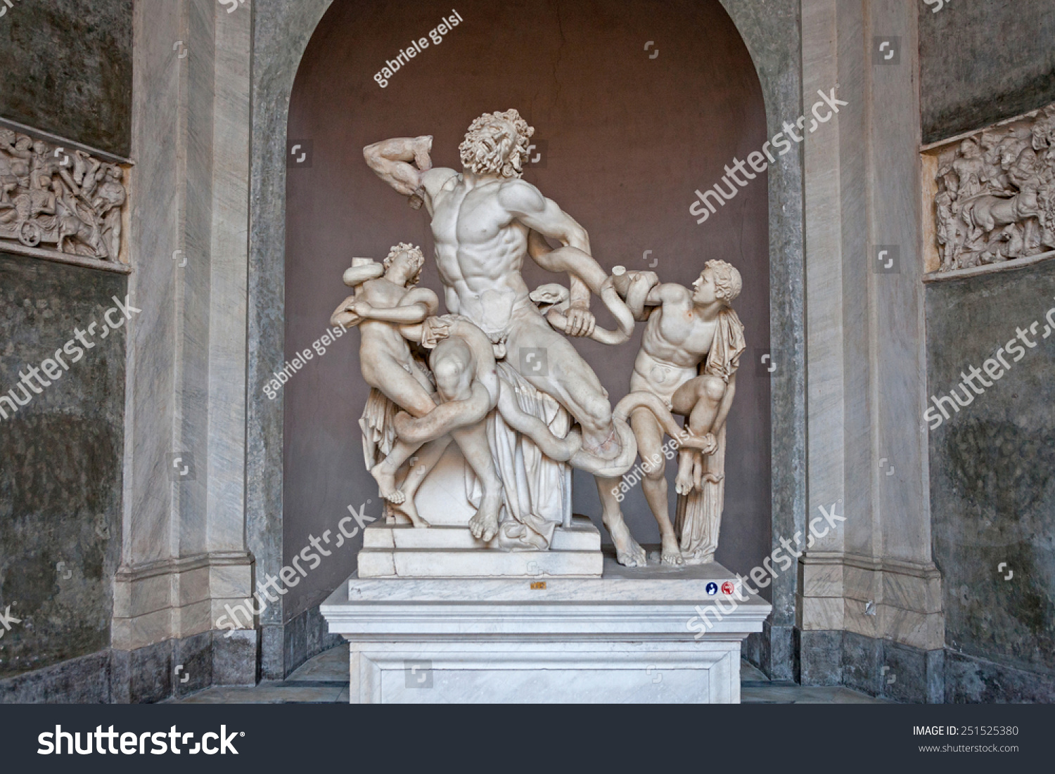 梵蒂冈,罗马,意大利,大约一月,2015:拉奥孔和他