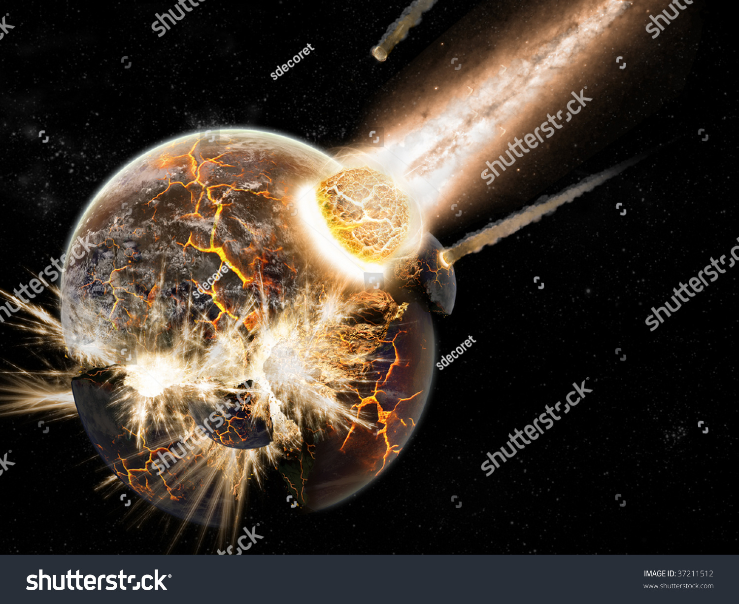 宇宙和行星探索,地球末日爆炸