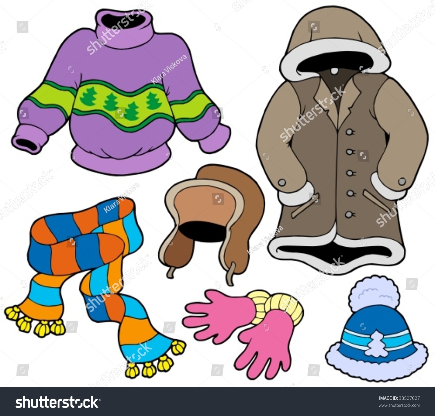 卡通矢量的男孩在冬天的衣服设计元素素材免费下载(图片编号:2156444)-六图网