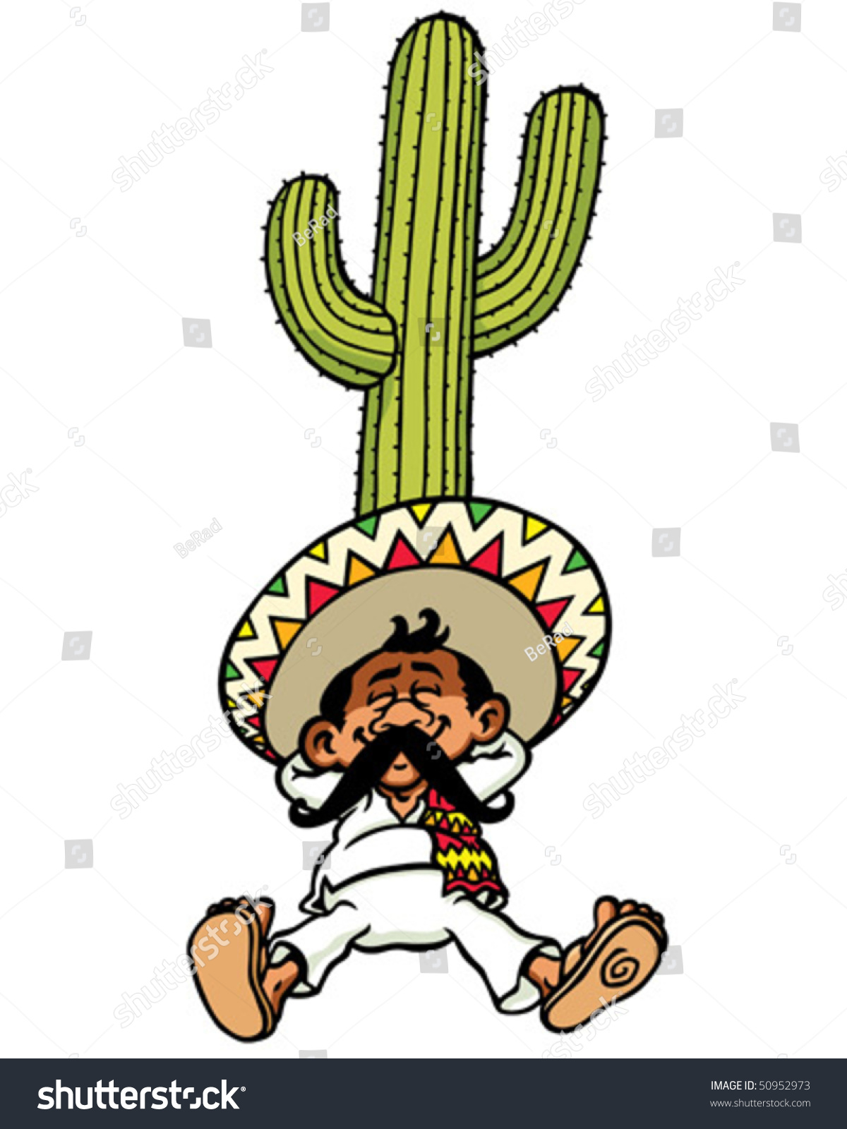 卡通墨西哥特色图标矢量素材|卡通 漫画 头像 6