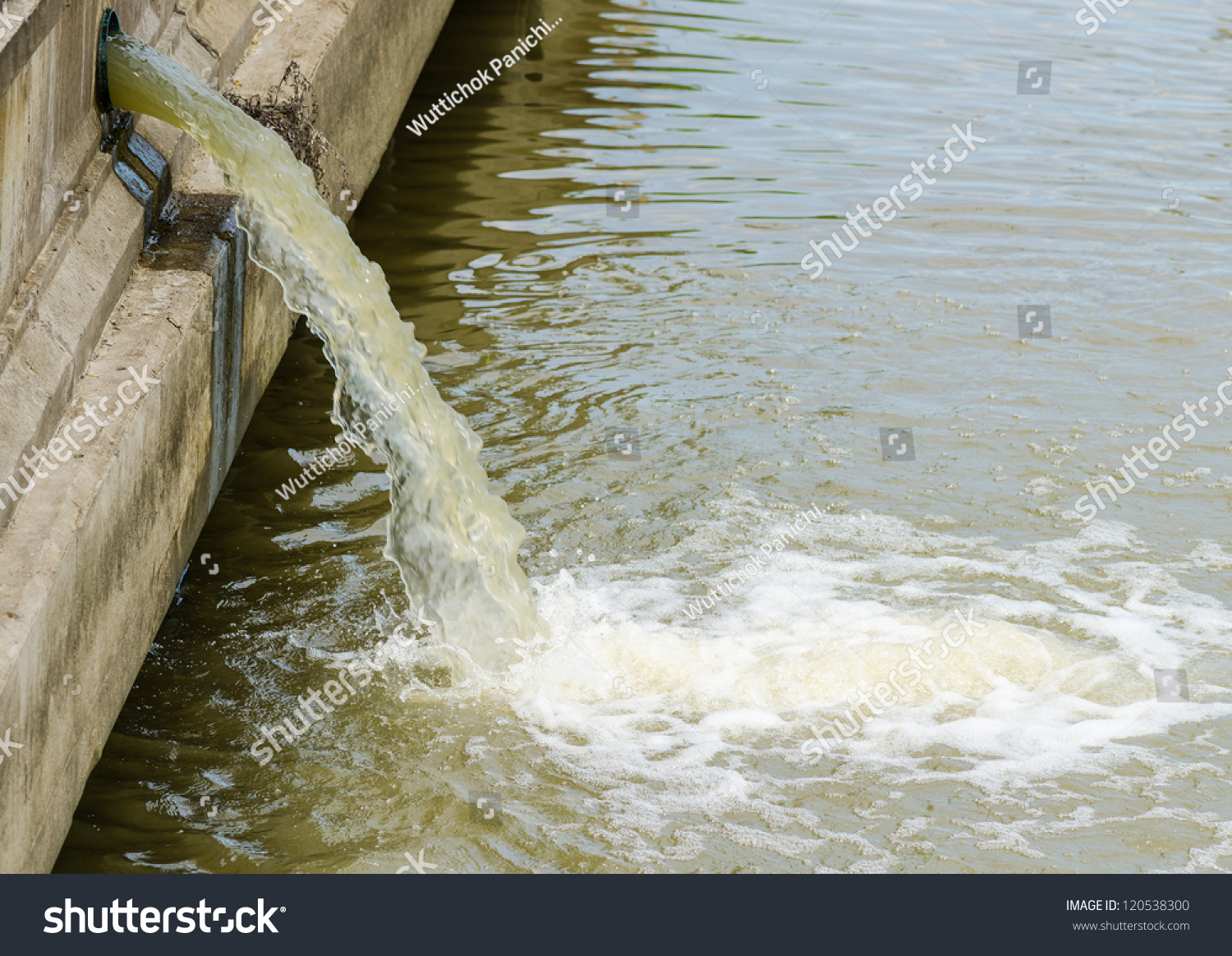 的照片流出水的管道工业工厂-工业,自然-海洛创意(hellorf)